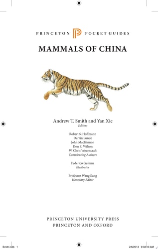 Mammals of China